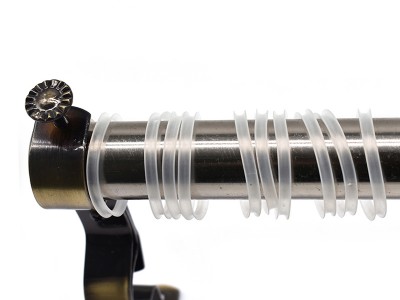 O-shaped transparent shower curta