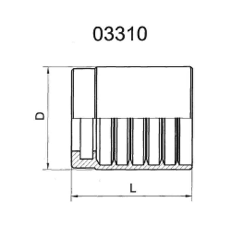 FERRULE FOR SAE 100R2AT/EN 8531SN 2SN HOSE