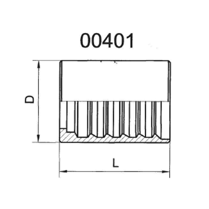 FERRULE FOR DIN20023 4SH、R12 HOSE