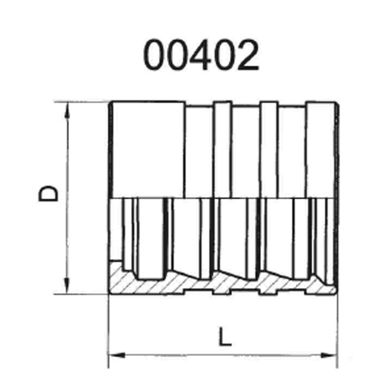 FERRULE FOR 4SH、R12 HOSE