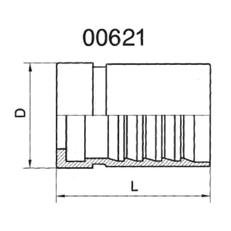 INTERLOCK FERRULE FOR DIN20023R13、4SH HOSE