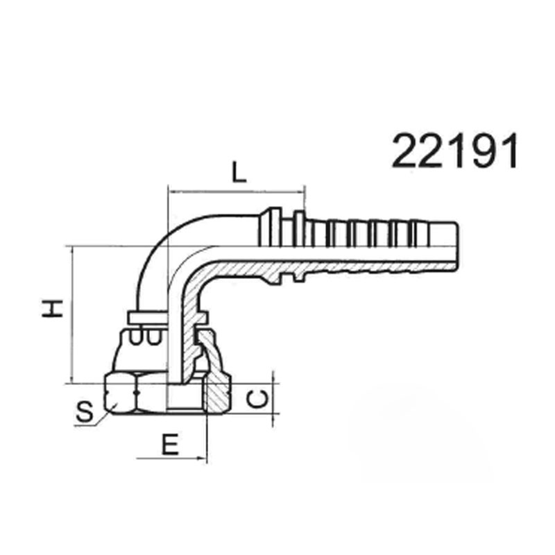 90°BSP FEMALE MULTISEAL