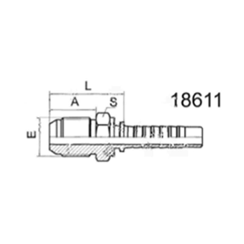 JIS METRIC MALE 60°CONE SEAT