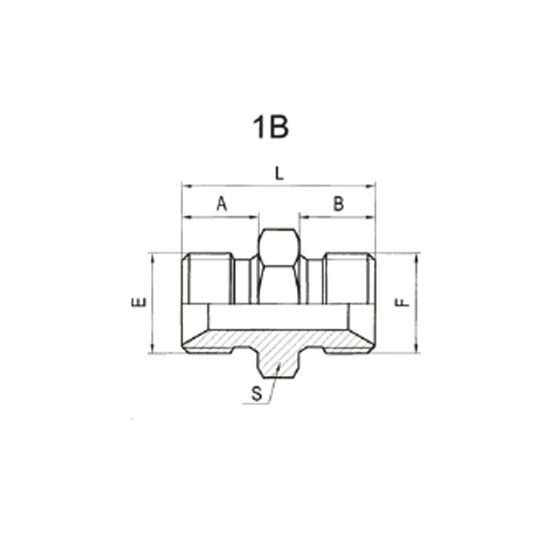 BSP MALE 60°SEAT OR BONDED SEAL