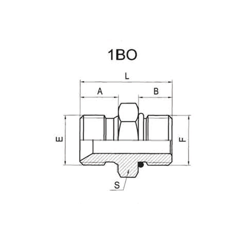 BSP MALE 60°CONE OR BONDED SEAL/SAE MALE O-RIN G SEAL