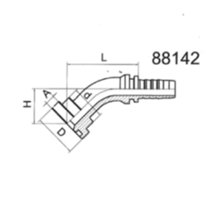 45°JIS FLANGE