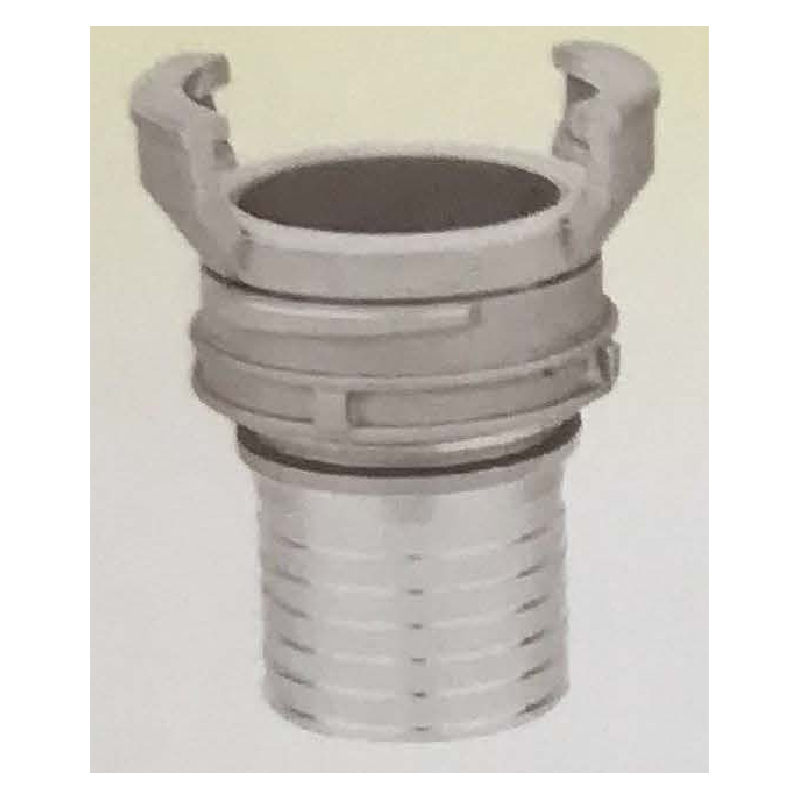Hose Tail+Latch Aluminium/Stainless Steel
