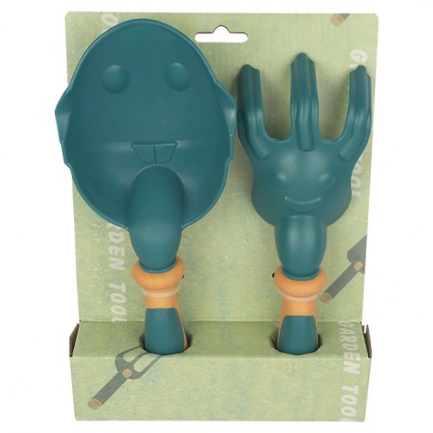 COLOUR BACK CARD GARDENING TOOLS SET E0403