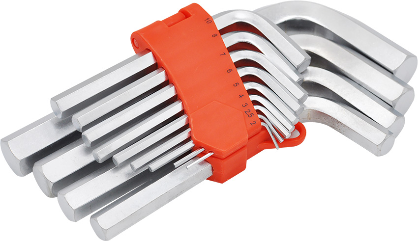13PCS SHORT ARM FLAT END HEX KEY