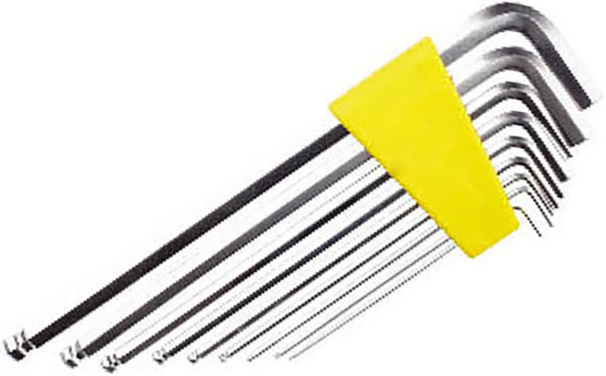 9PCS EXTRA LONG ARM BALL END HEX KEY