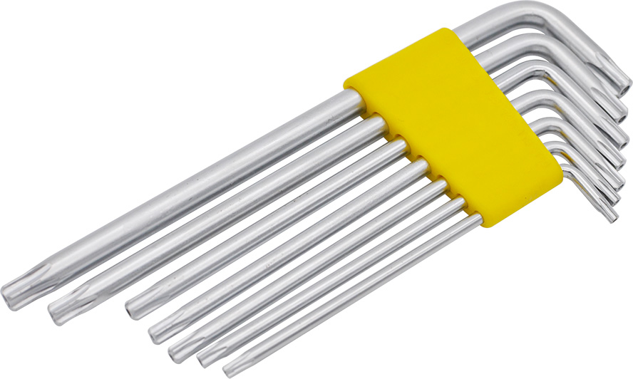 7PCS LONG ARM TORX KEY
