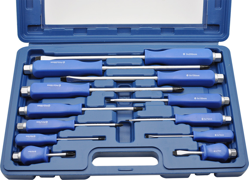 12PCS IMPACT SCREWDRIVER SET