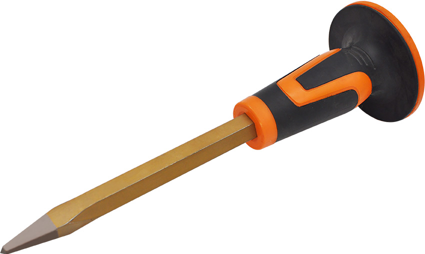 POINT COLD CHISEL WITH SOFT GRIP