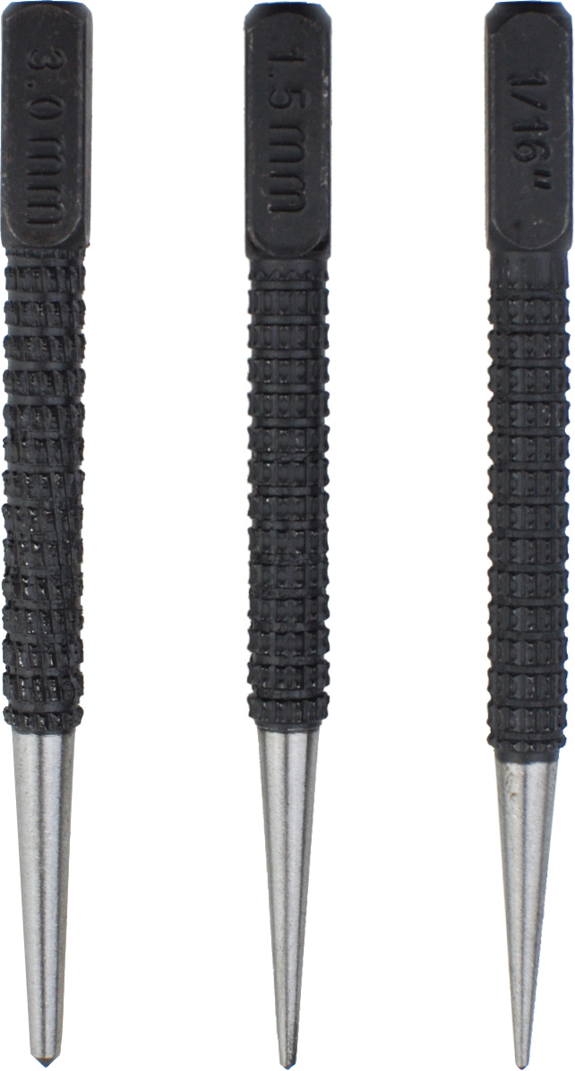 3PCS CENTRE PUNCH SET