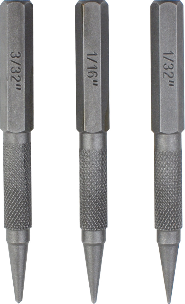 3PCS CENTRE PUNCH SET