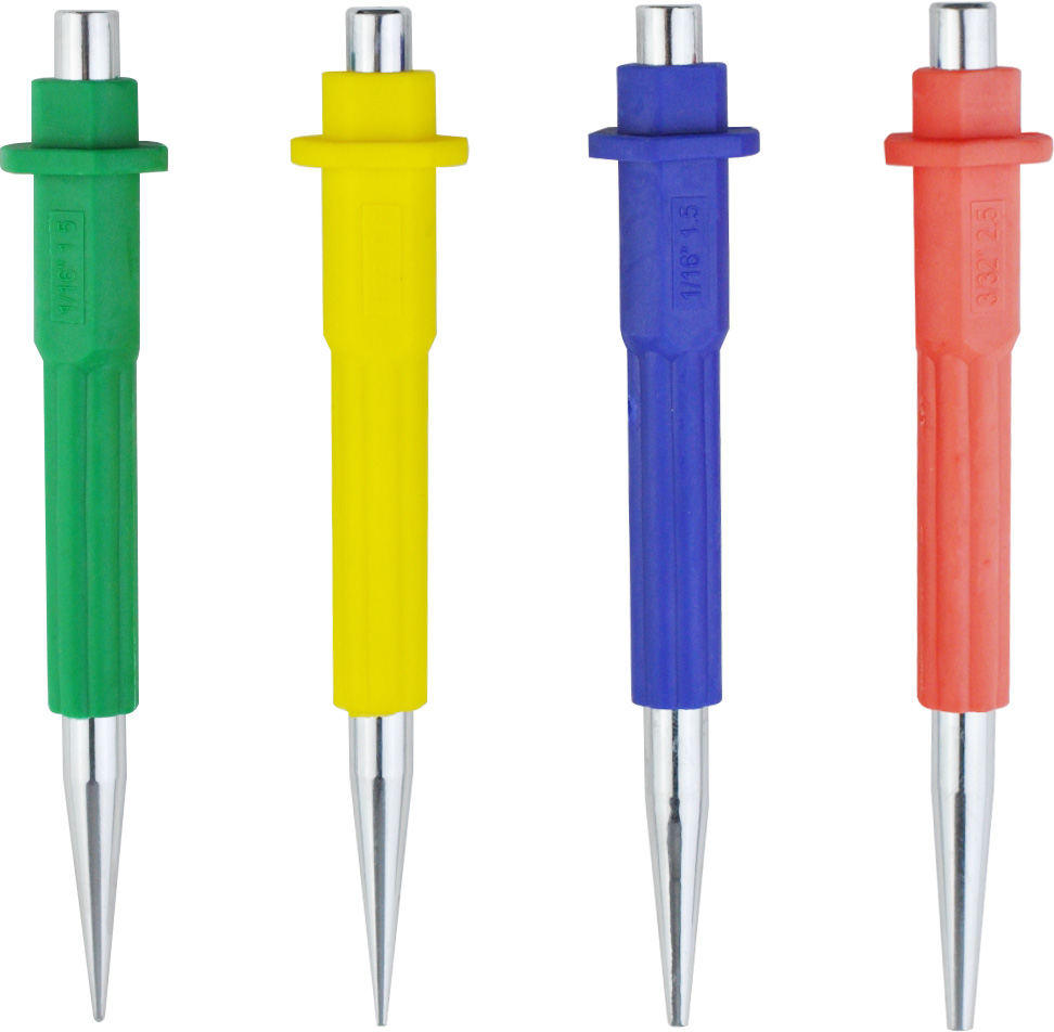4PCS center PUNCH SET