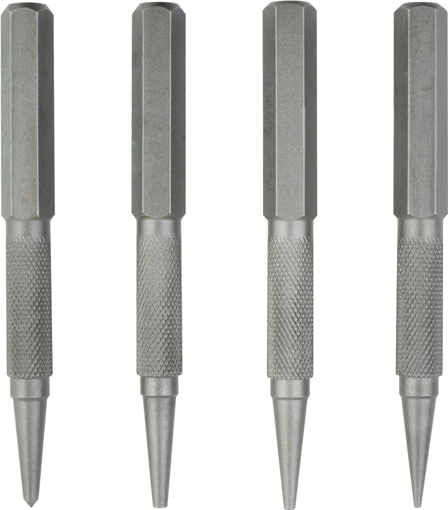 4PCS NAIL PUNCH SET