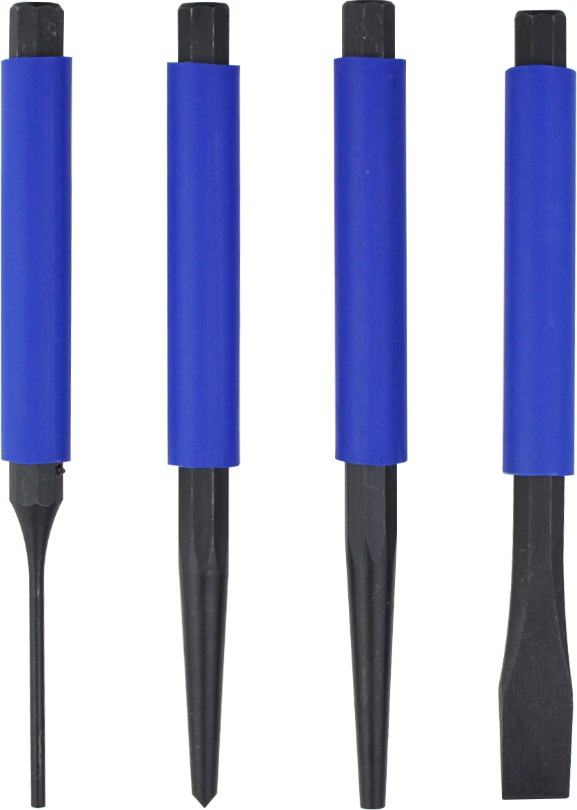 4PCS CHISEL AND PUNCH SET