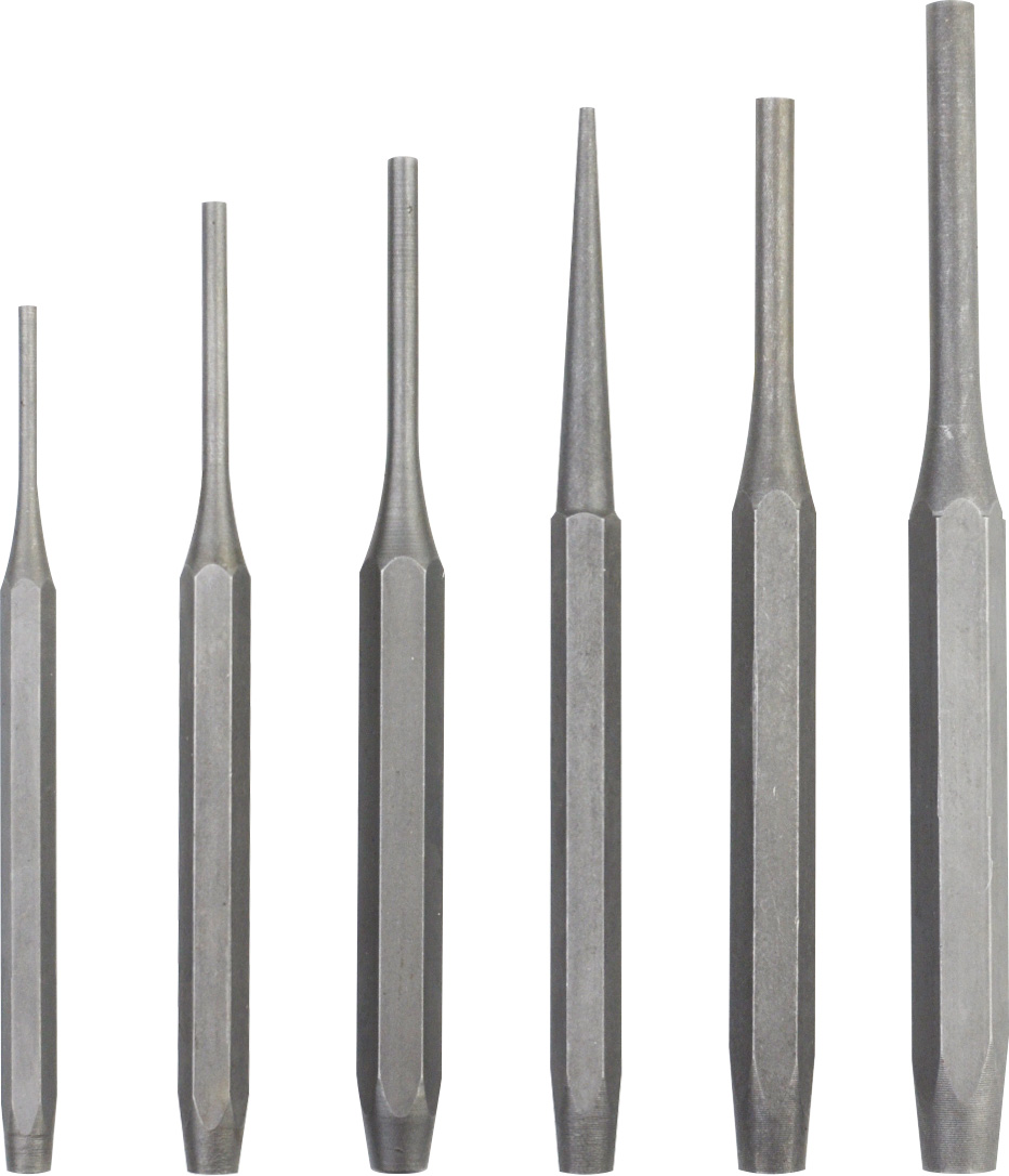 6PCS NAIL AND PIN PUNCH SET