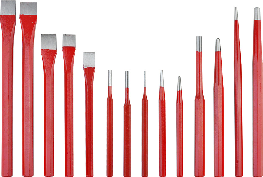 14PCS PUNCH&CHISEL SET