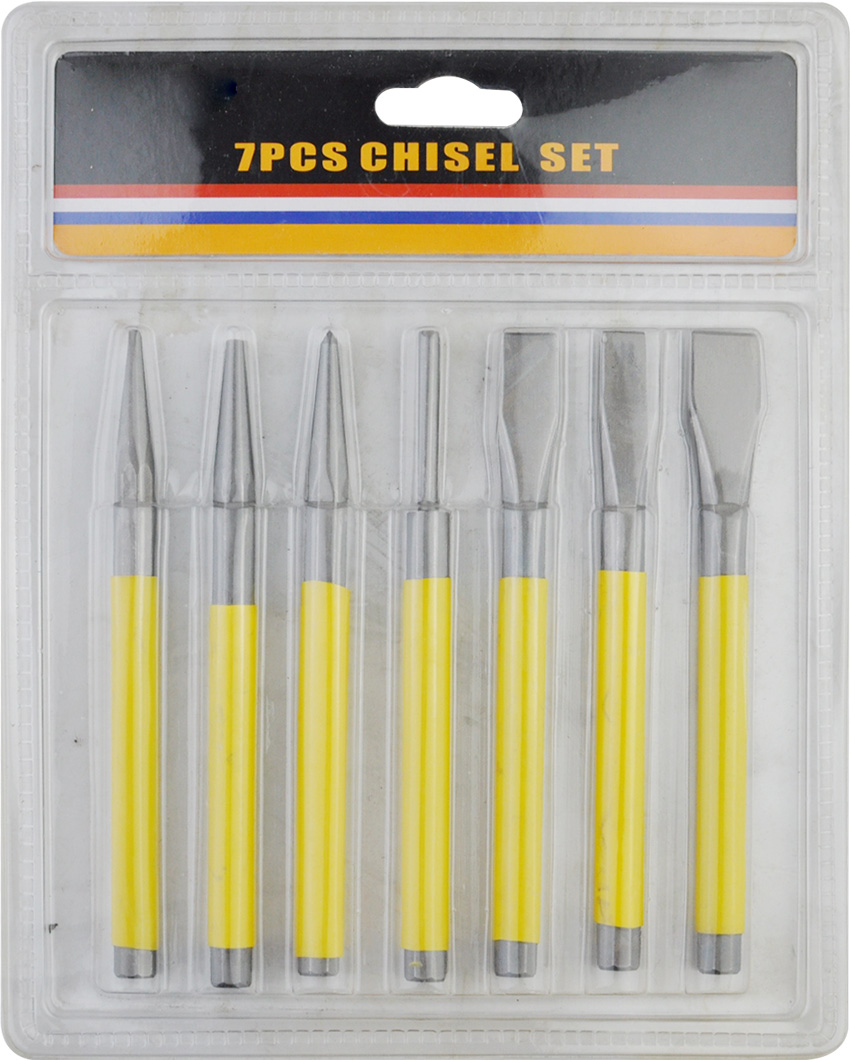 7PCS PUNCH&CHISEL SET