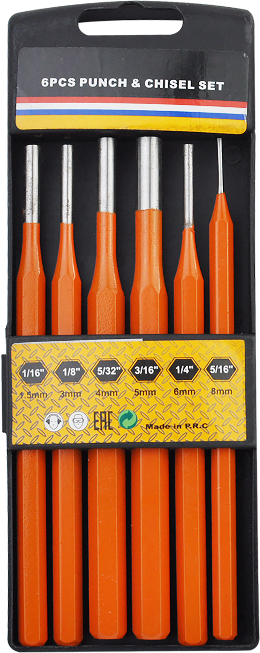 6PCS PIN PUNCH SET