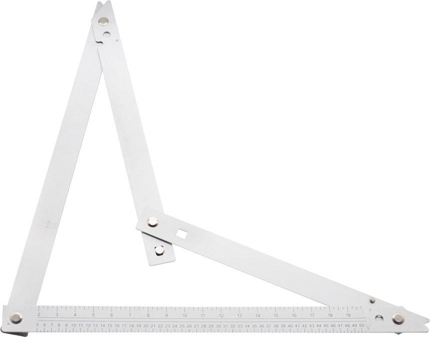 FOLDING TRIANGLE RULER
