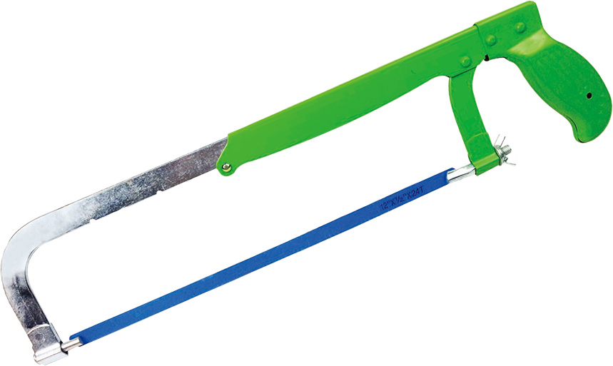SAW WITH STEEL HANDLE