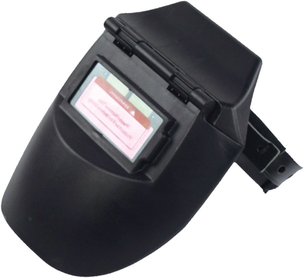 UPTURNED AUTO DARK WEDING HELMET