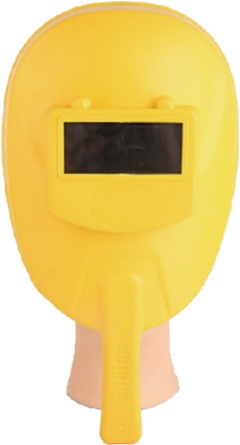 HAND HOLD WEDING HELMET
