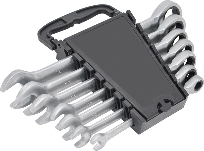 6pcs Fixed Combination Ratchet Spanner