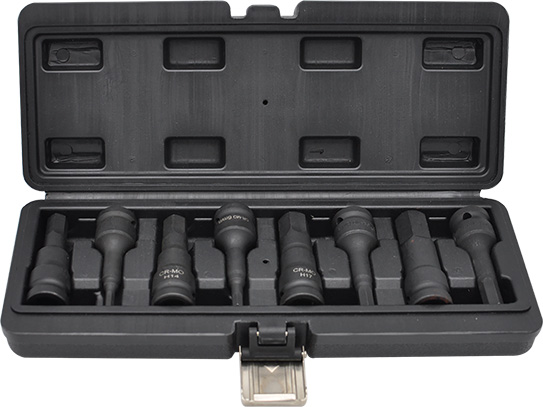 8pcs 1/2" DR. Impact Socket Bit Set