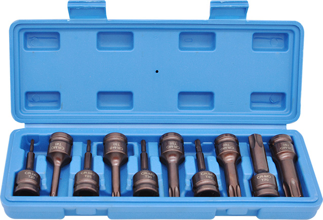 8pcs 1/2" DR. Impact Socket Bit Set