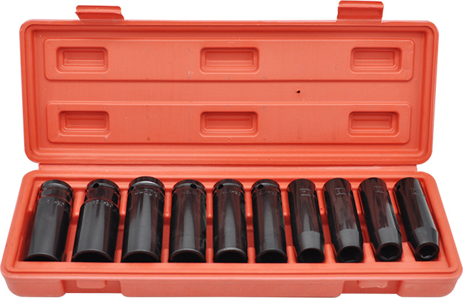10PCS DEEP IMPACT SOCKET BIT SET