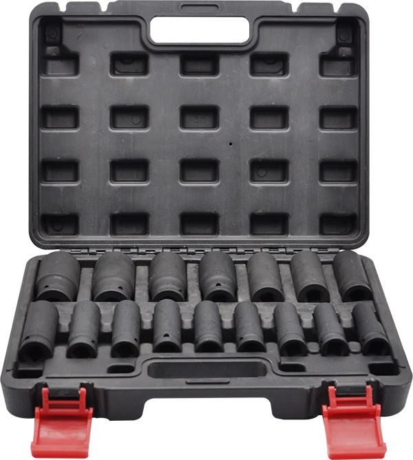 16PCS DEEP IMPACT SOCKET BIT SET