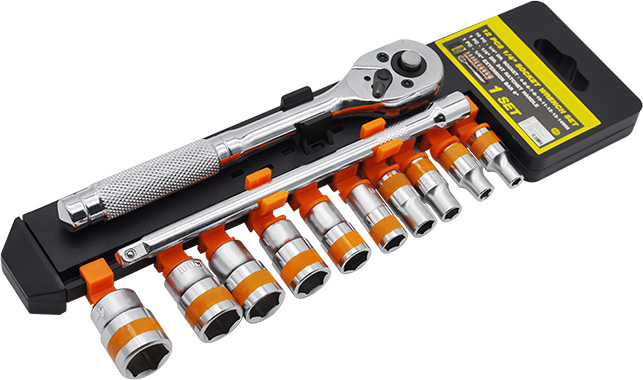 12PCS 1/4" SOCKET SET