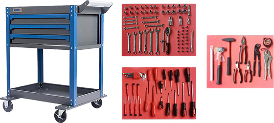 109PCS TOOL TROLLEY SET