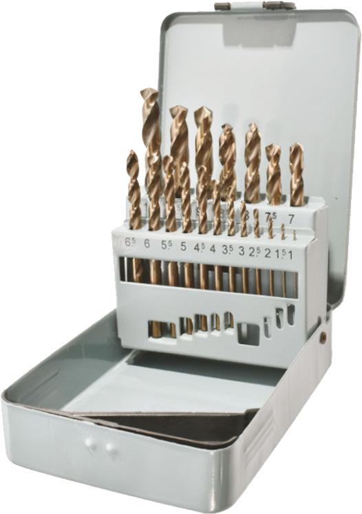 19PCS HSS TWIST DRILL BIT (METRIC)