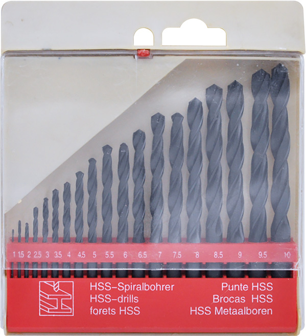 19PCS HSS TWIST DRILL BIT (METRIC)