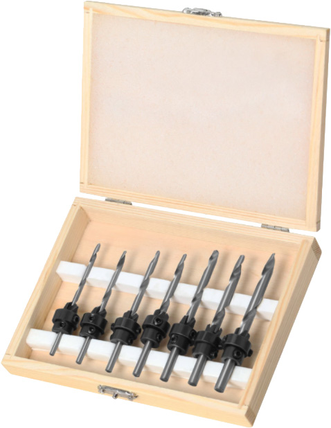 7PCS COUNTERSINK BIT SET