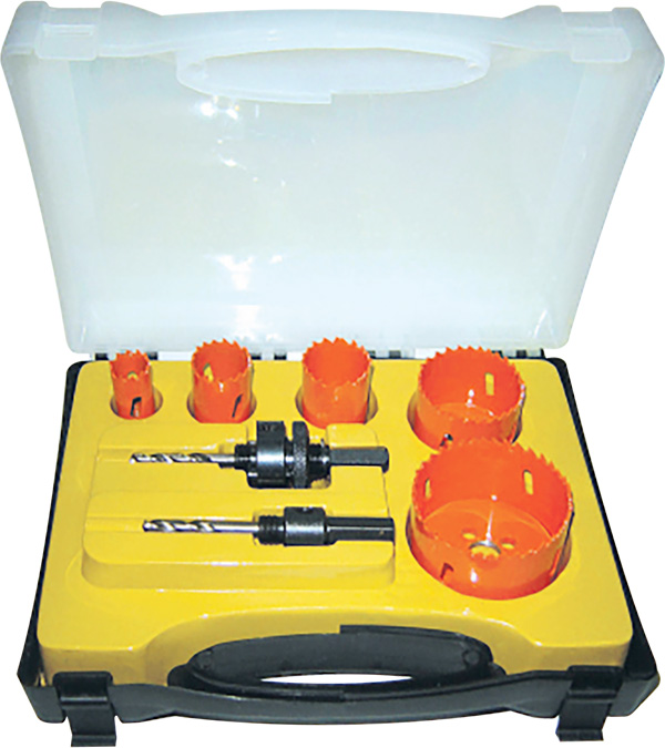7PC BI-METAL ROUND HOLE SAW