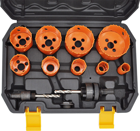 12PCS BI-METAL HOLE SAW SET
