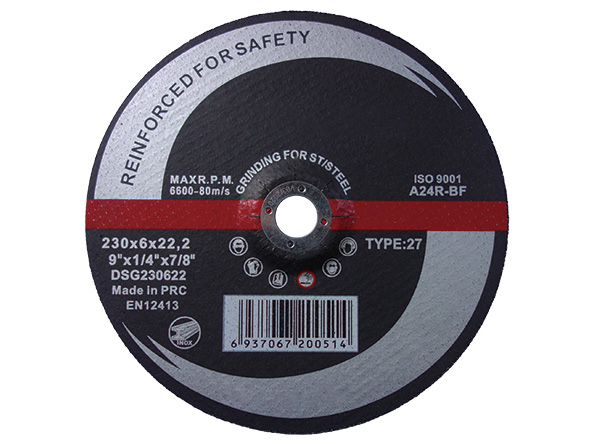 GRINDING WHEELS FOR WORKING WITH STAINLESS STEEL