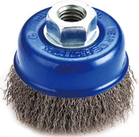 CUP WIRE BRUSH WITH NUT