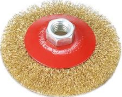 CRIMPED WIRE BEVEL BRUSH
