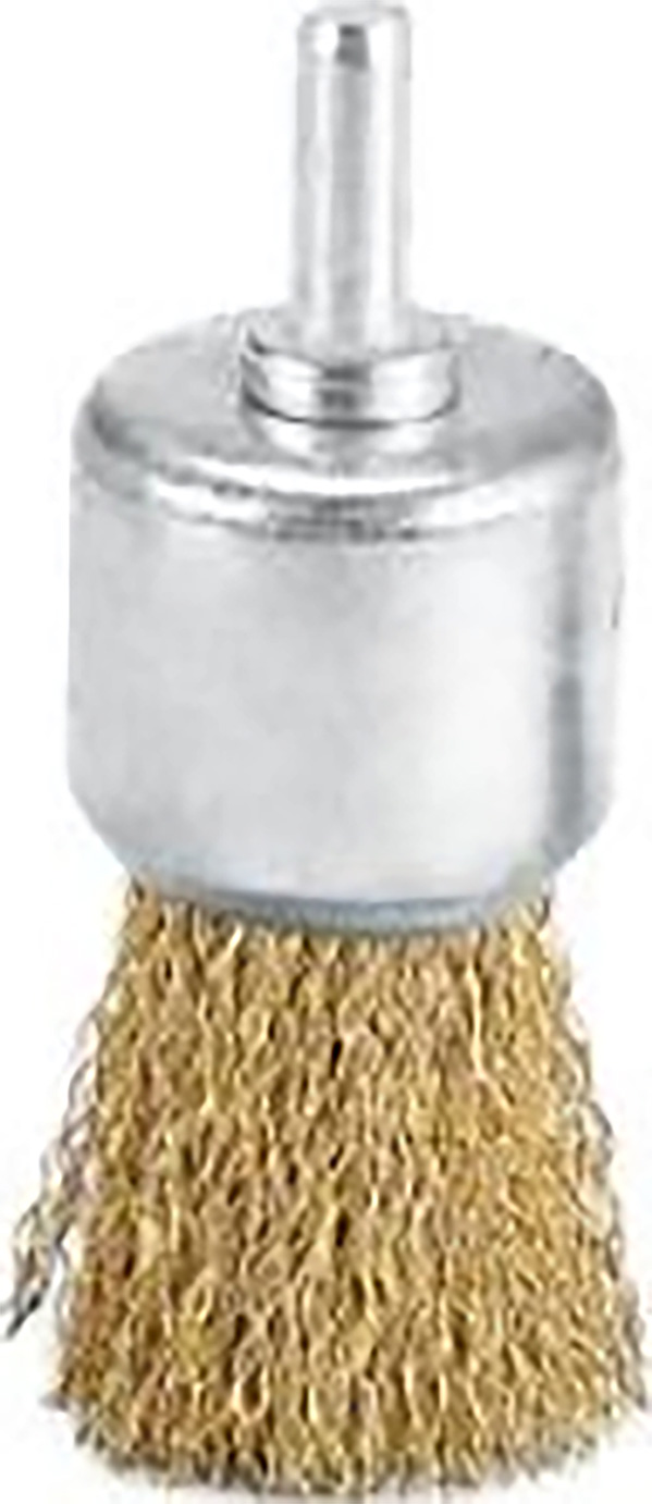 WIRE END BRUSH WITH SHANK