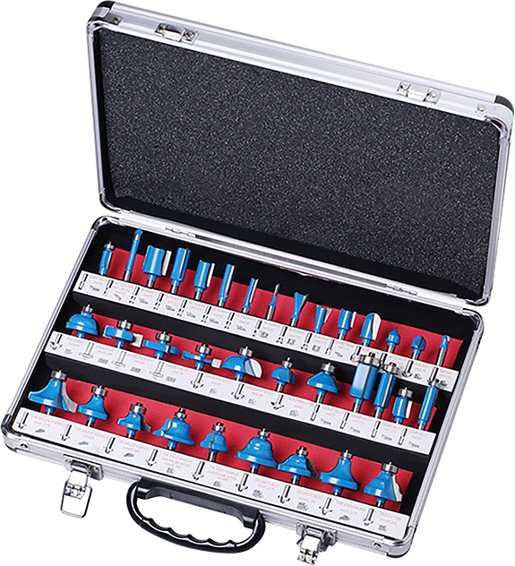 35pcs 1/4"  Router Bits  Set