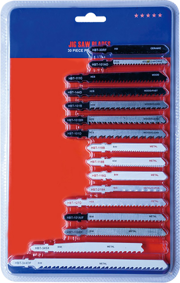 30PCS JIG SAW BLADE SET