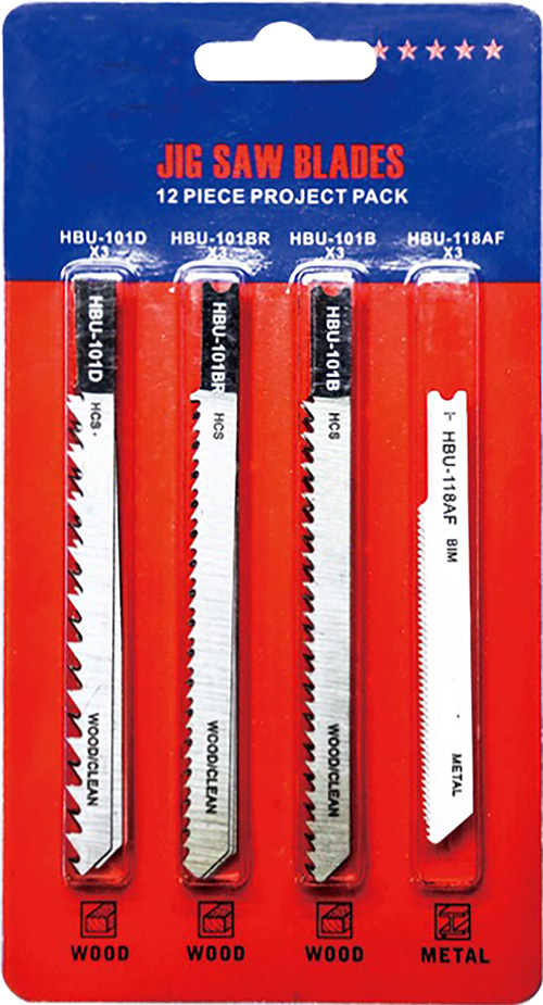 12PCS JIG SAW BLADE SET