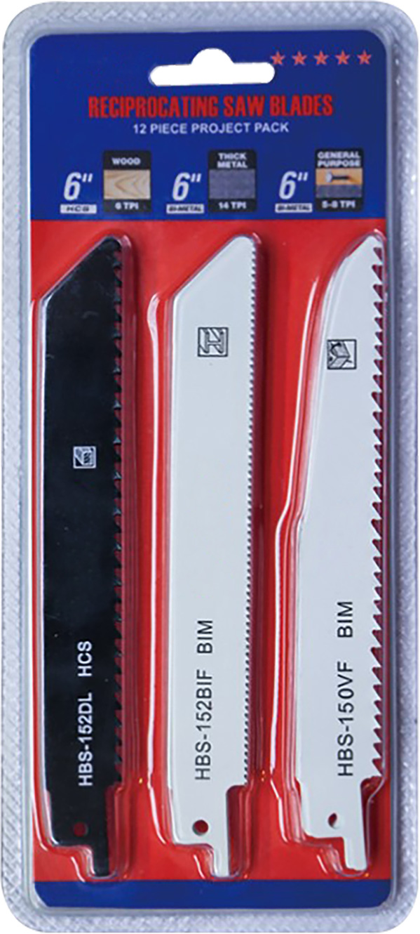 12PCS RECIPROCATING SAW  BLADES